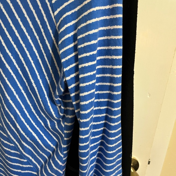 Kim Rogers Blue and White Striped Top - Picture 3 of 3